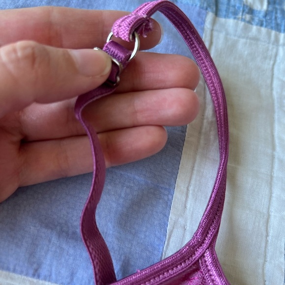 Vintage Elita Soft Purple Floral Pattern Feminine Spaghetti Strap Cami Small - Picture 7 of 9